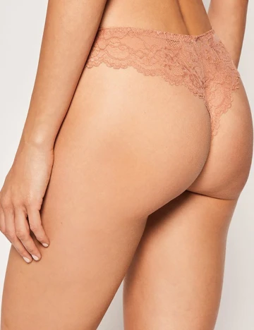 Chilot Tanga Triumph, roz pudra, L Roz