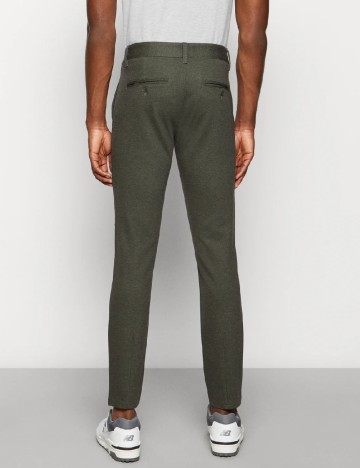 Pantaloni Only, verde inchis