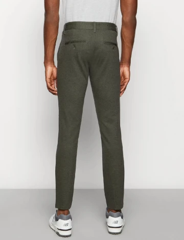 Pantaloni Only, verde inchis