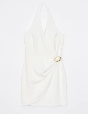 Rochie scurta Mohito, alb