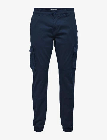 Pantaloni Only, bleumarin Albastru