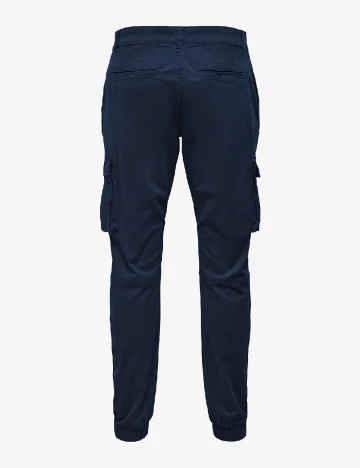 Pantaloni Only, bleumarin Albastru