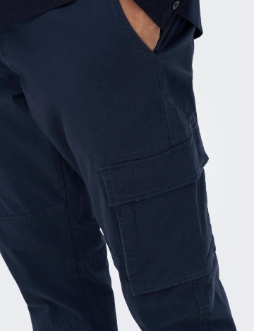 Pantaloni Only, bleumarin