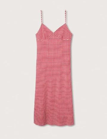 Rochie medie Mango, rosu
