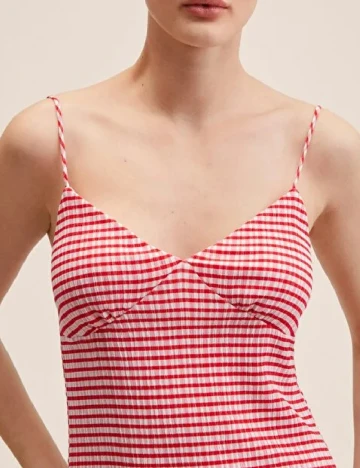 Rochie medie Mango, rosu