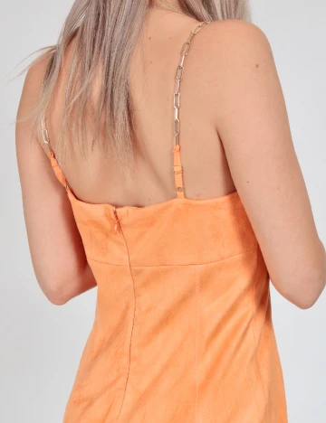 Rochie scurta Guess, portocaliu