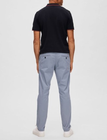 Pantaloni Selected, albastru