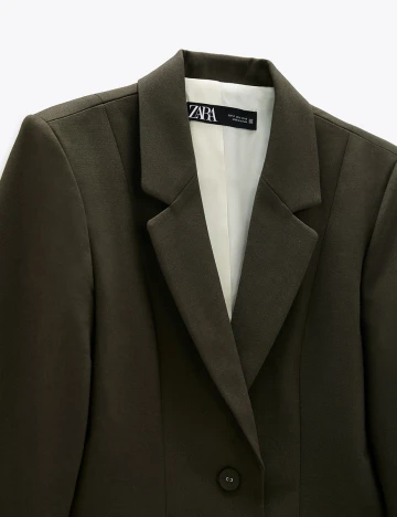 Sacou Zara, kaki, M Verde