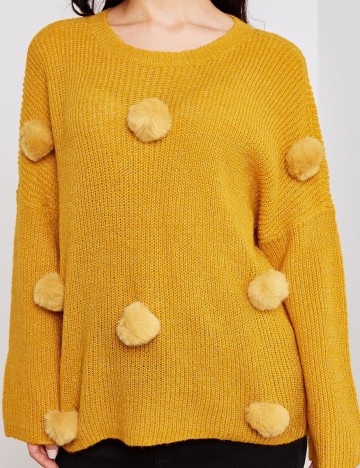 Pulover Only, galben, XS