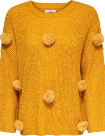 Pulover Only, galben, XS