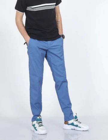 Pantaloni Guess, albastru