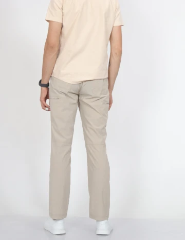 Pantaloni Guess, crem