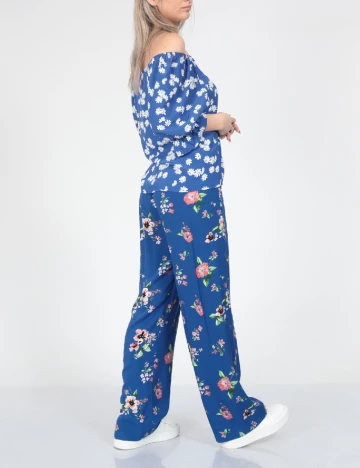 Pantaloni Vero Moda, albastru Albastru