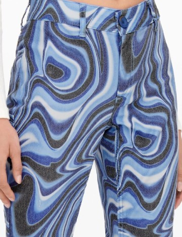 Pantaloni Neon&Nylon, albastru