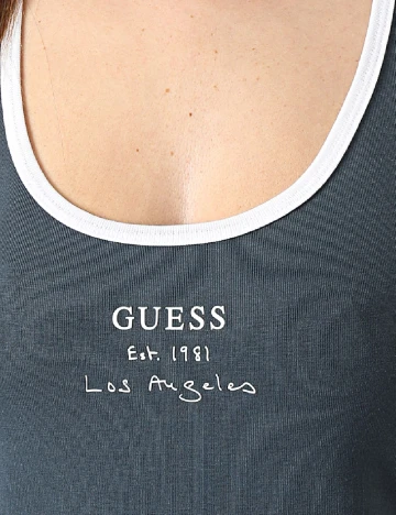Rochie scurta Guess, bleumarin Albastru