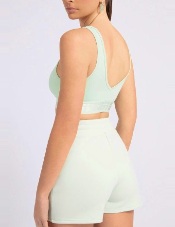 Bustiera sport Guess, verde
