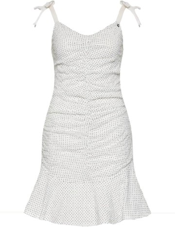 Rochie Plus Size medie Guess, alb