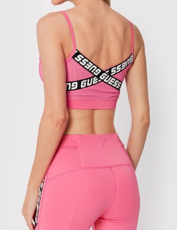 Bustiera sport Guess, roz