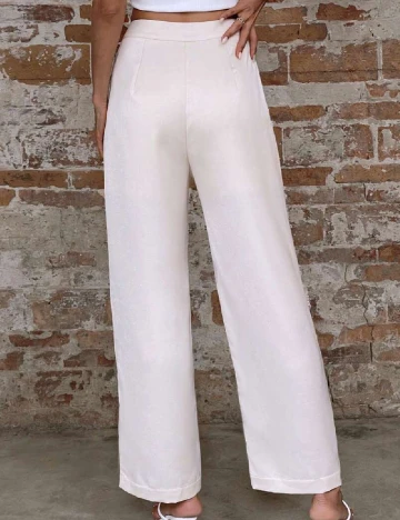 Pantaloni SHEIN, crem