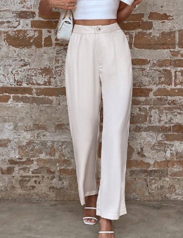 Pantaloni SHEIN, crem