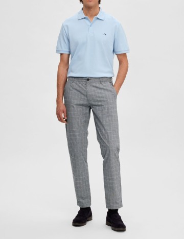 Pantaloni Selected, gri