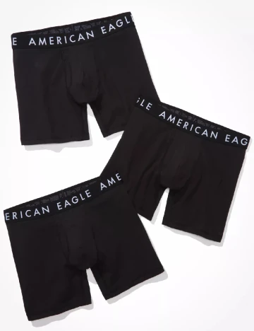 Set Boxeri American Eagle, negru Negru