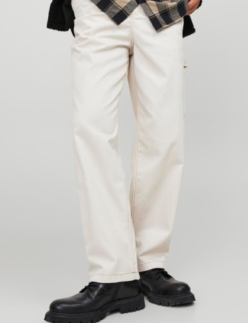 Pantaloni Jack&Jones, crem