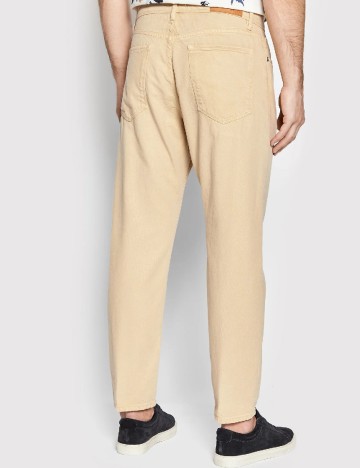 Pantaloni Selected, crem