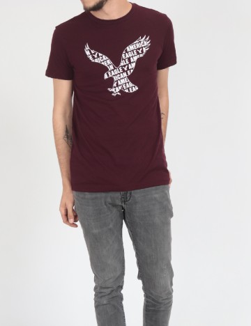 
						Tricou American Eagle, pruna