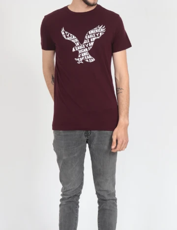 Tricou American Eagle, pruna Mov