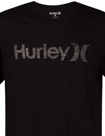 Tricou Hurley, negru Negru