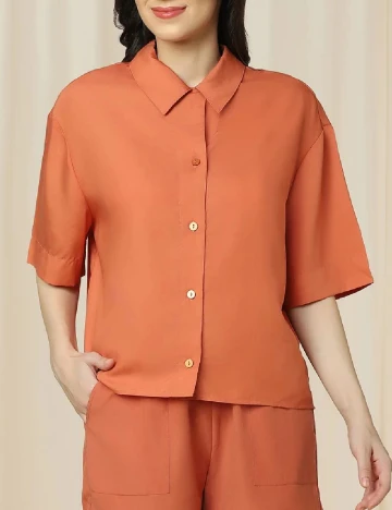 Camasa pijama Triumph, portocaliu Portocaliu
