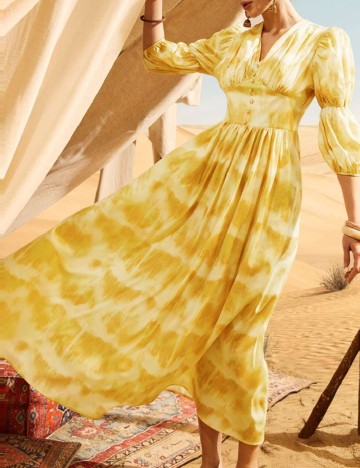 
						Rochie lunga SHEIN, galben