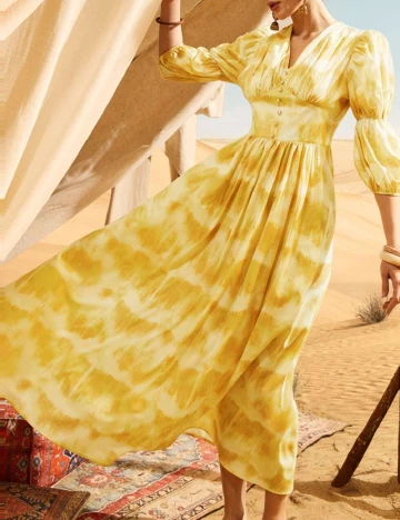 Rochie lunga SHEIN, galben