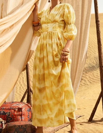 Rochie lunga SHEIN, galben