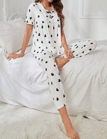 Pijama SHEIN, alb