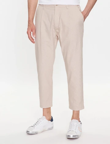 Pantaloni s.Oliver, crem Crem