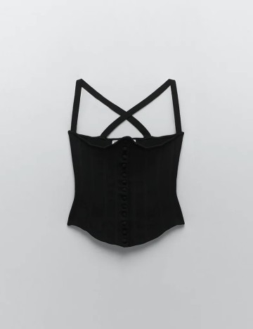 Corset Zara, negru, M