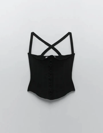 Corset Zara, negru, M