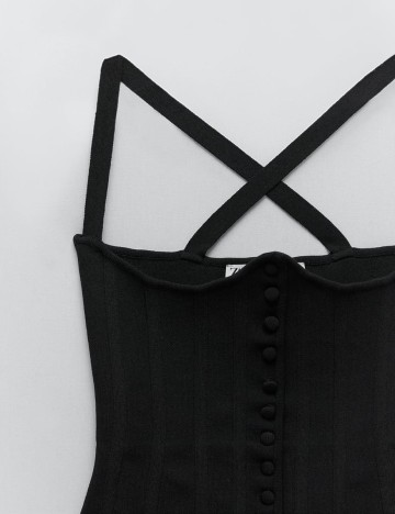 Corset Zara, negru, M