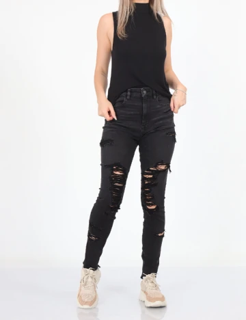Blugi American Eagle, negru Negru