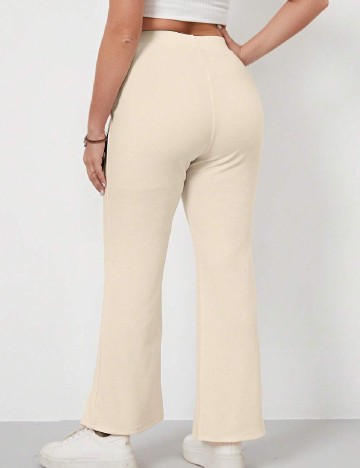 Pantaloni SHEIN CURVE, crem