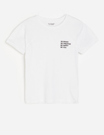 Tricou Reserved, alb