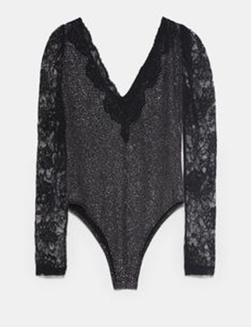 Body Zara, negru, L