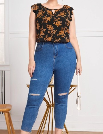 Bluza SHEIN CURVE, negru