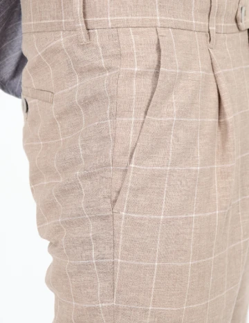 Pantaloni s.Oliver, maro deschis
