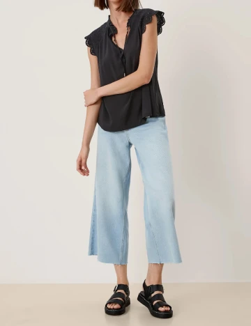 Bluza Q/S, negru Negru