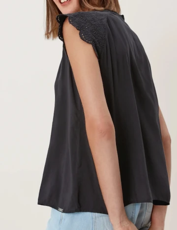 Bluza Q/S, negru Negru