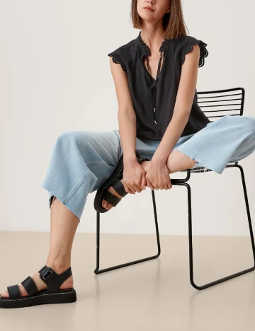Bluza Q/S, negru Negru