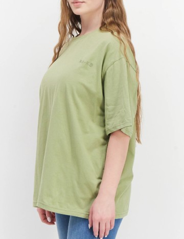 Tricou Oversize NA-KD, verde